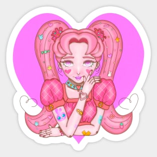 CHICA MAGICA ROSADA Sticker